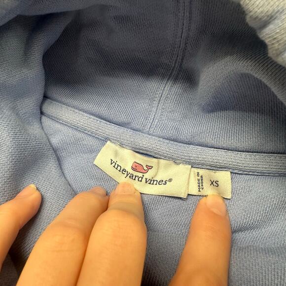 Vineyard Vines Marthas Vineyard Blue Womens XS Funnel Neck Pullover Sweatshirt - Picture 4 of 9